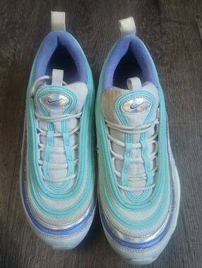 Nike Air Max 97 FP (GS) Sneakers Spruce Aura/Sapphire/Aurora Youth Size 5.5